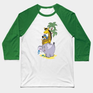 Animals cartoon Baseball T-Shirt